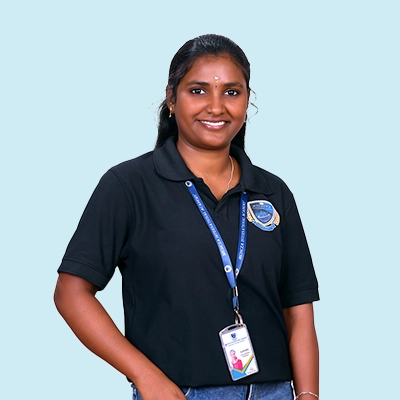 Jayasree N, academic manager supervising German language courses & student performance, Coimbatore